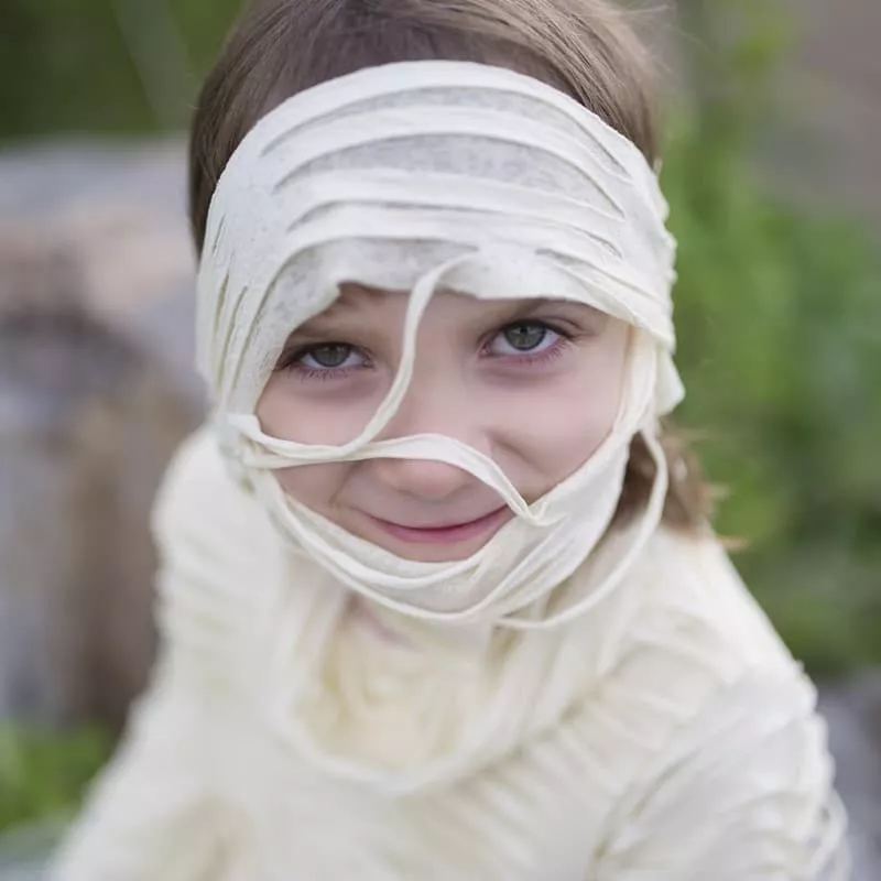 Luksus Mumie m/Bluse & Bukser, str. 3-4 År